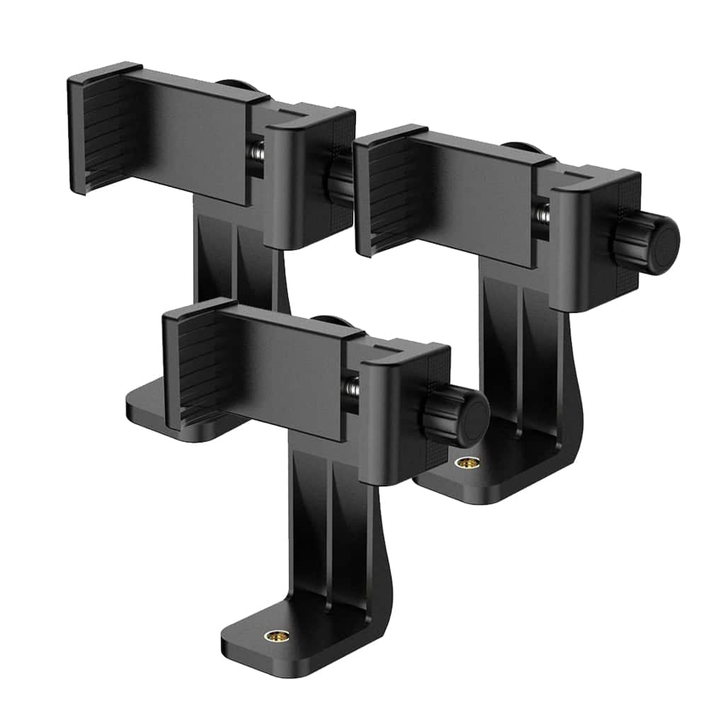 Universal 360 Adjustable Tripod Adapter Clip Smartphone Mount