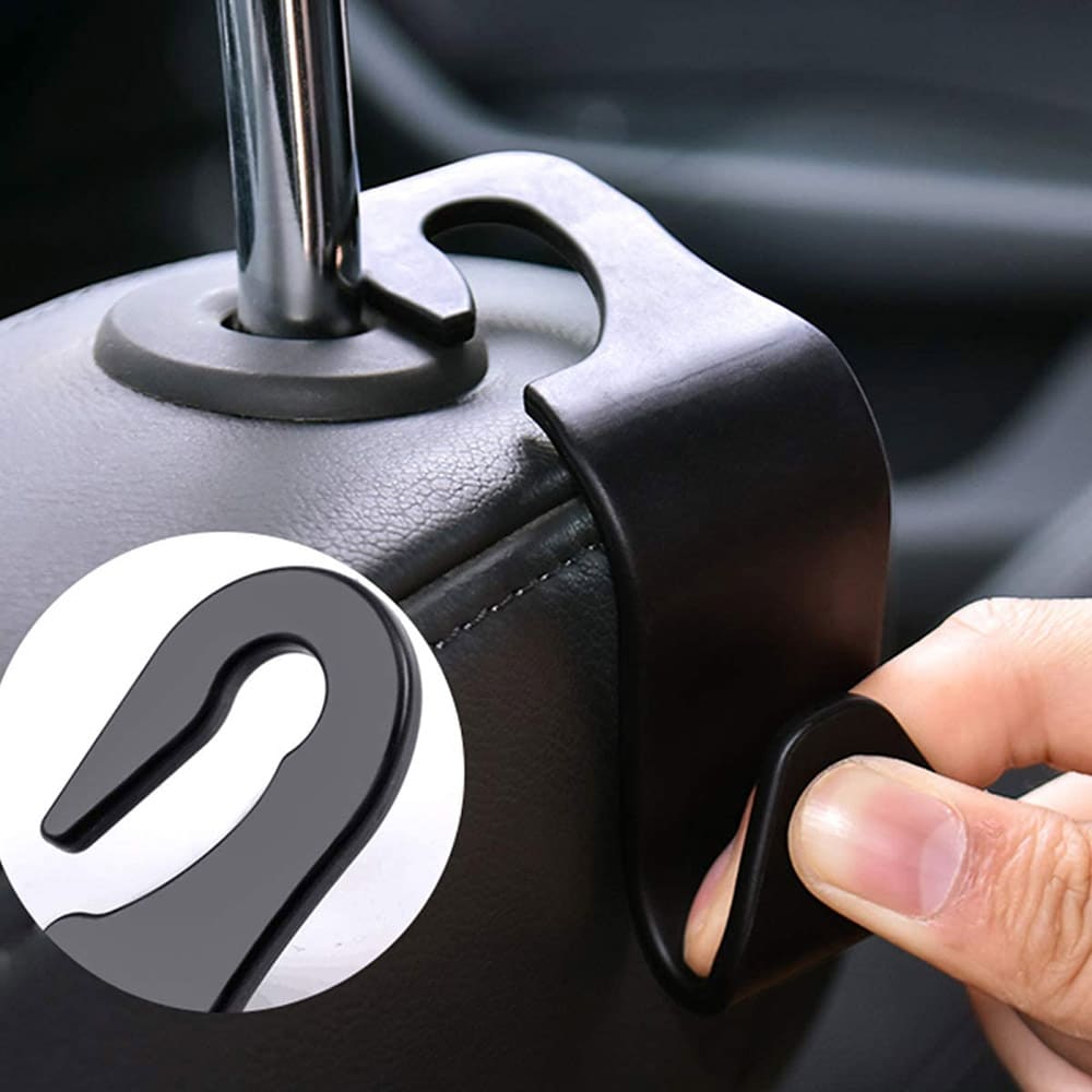 Car Seat Headrest Hook Storage Hanger Holder Organizer- 4 Set x 2 Combo