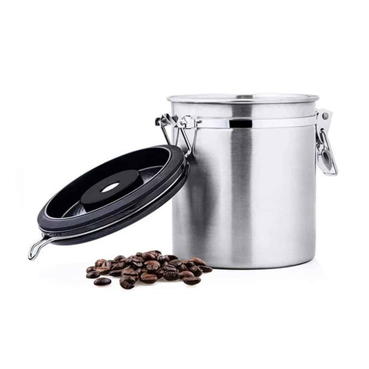 Kitchen Stainless Steel Airfresh Coffee Storage Container 750g