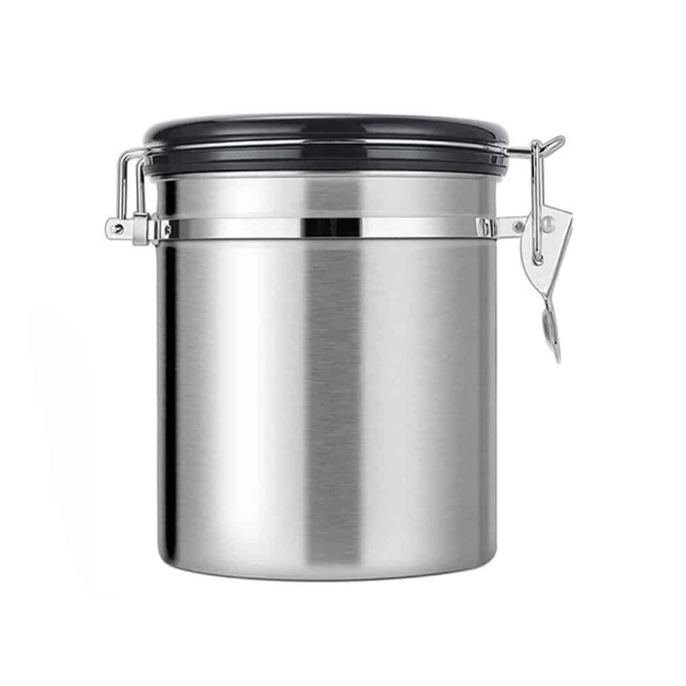 Kitchen Stainless Steel Airfresh Coffee Storage Container 750g