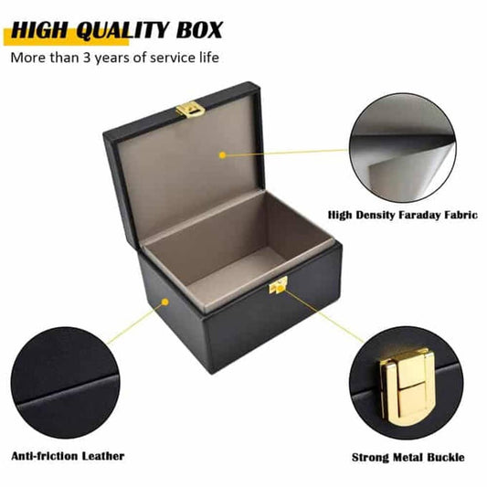 RFID Signal Blocking Anti-Theft Key Fob Faraday Protector Box