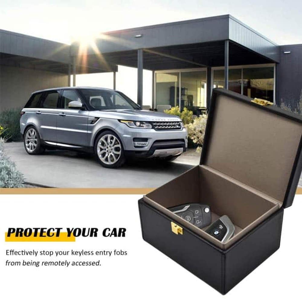 RFID Signal Blocking Anti-Theft Key Fob Faraday Protector Box
